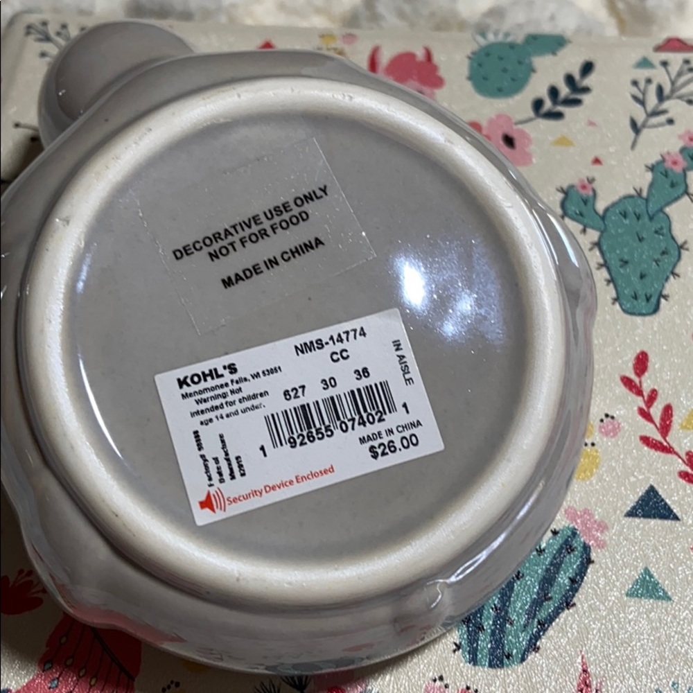 NWT Lauren Conrad ceramic trinket koala bowl - Picture 3 of 6